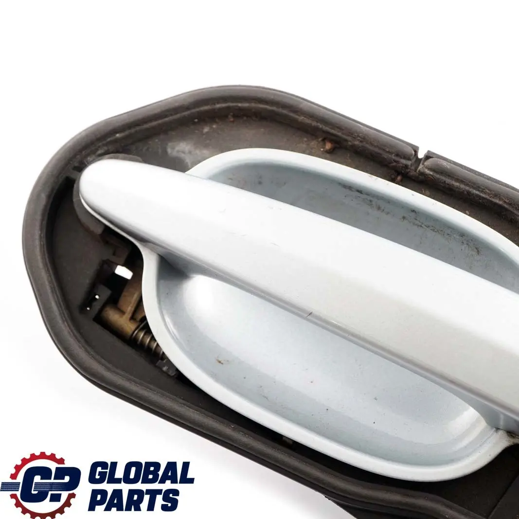 BMW E60 E61 Asidero Trasero Izquierdo Completo Silverstone 2 A29 - SKU 7034571-SIL - Número de pieza 7034571