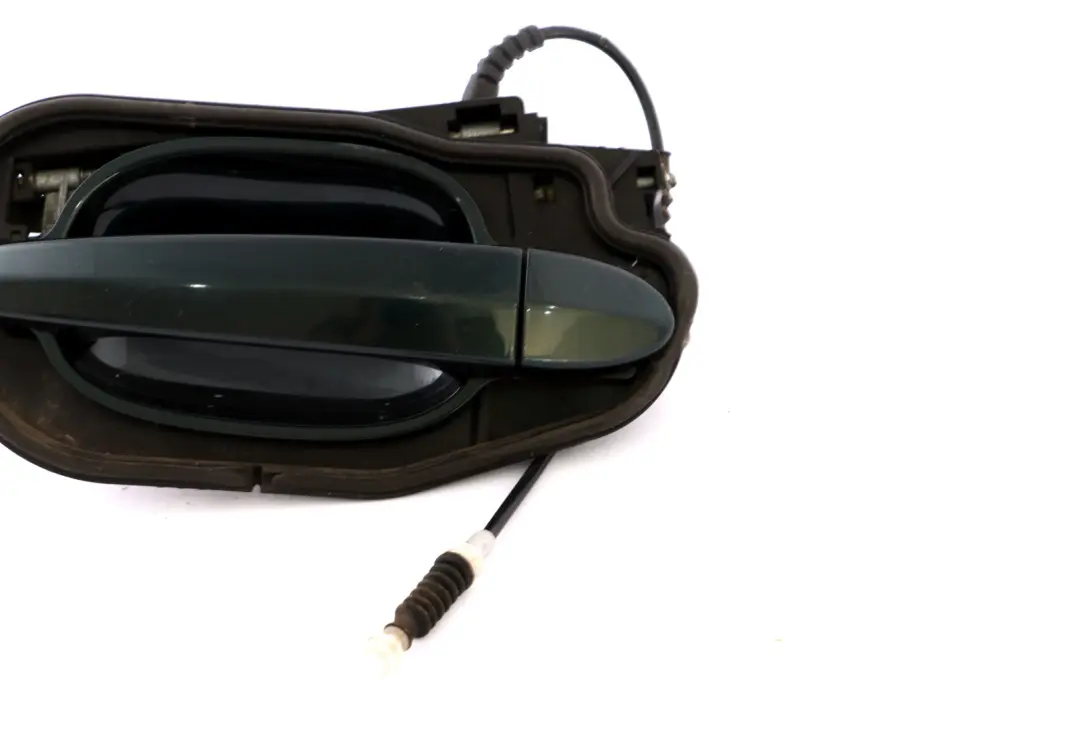 BMW 5 Series 1 E60 E61 Complete Rear Left Grab Handle N/S Tiefgruen Deep Green - SKU 7034571-TG1 - Part number 7034571