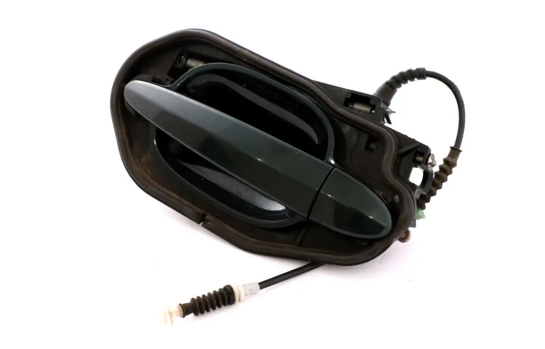 BMW 5 Series 1 E60 E61 Complete Rear Left Grab Handle N/S Tiefgruen Deep Green - SKU 7034571-TG1 - Part number 7034571