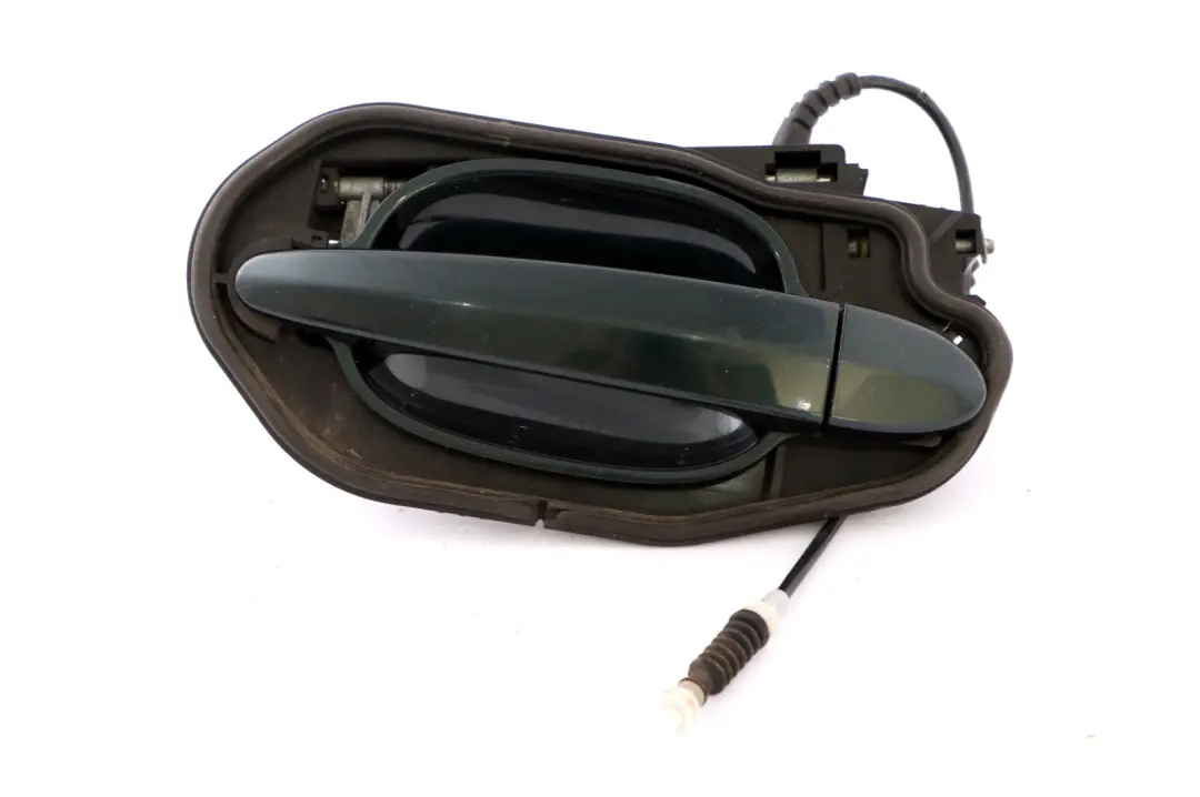 BMW 5 Series 1 E60 E61 Complete Rear Left Grab Handle N/S Tiefgruen Deep Green - SKU 7034571-TG1 - Part number 7034571