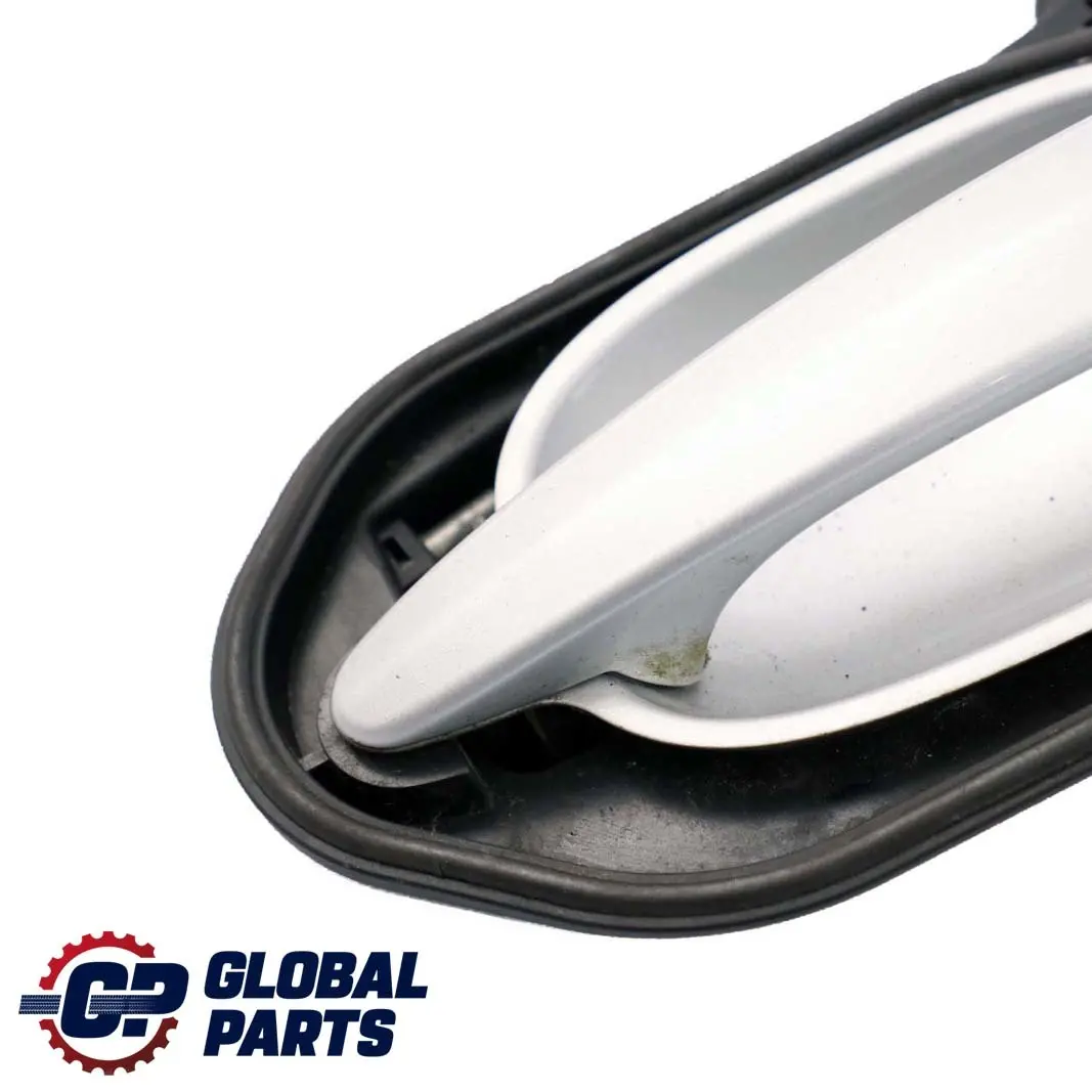 BMW E60 E61 Complete Rear Left Grab Handle N/S Titansilber Silver - SKU 7034571-TS1 - Part number 7034571