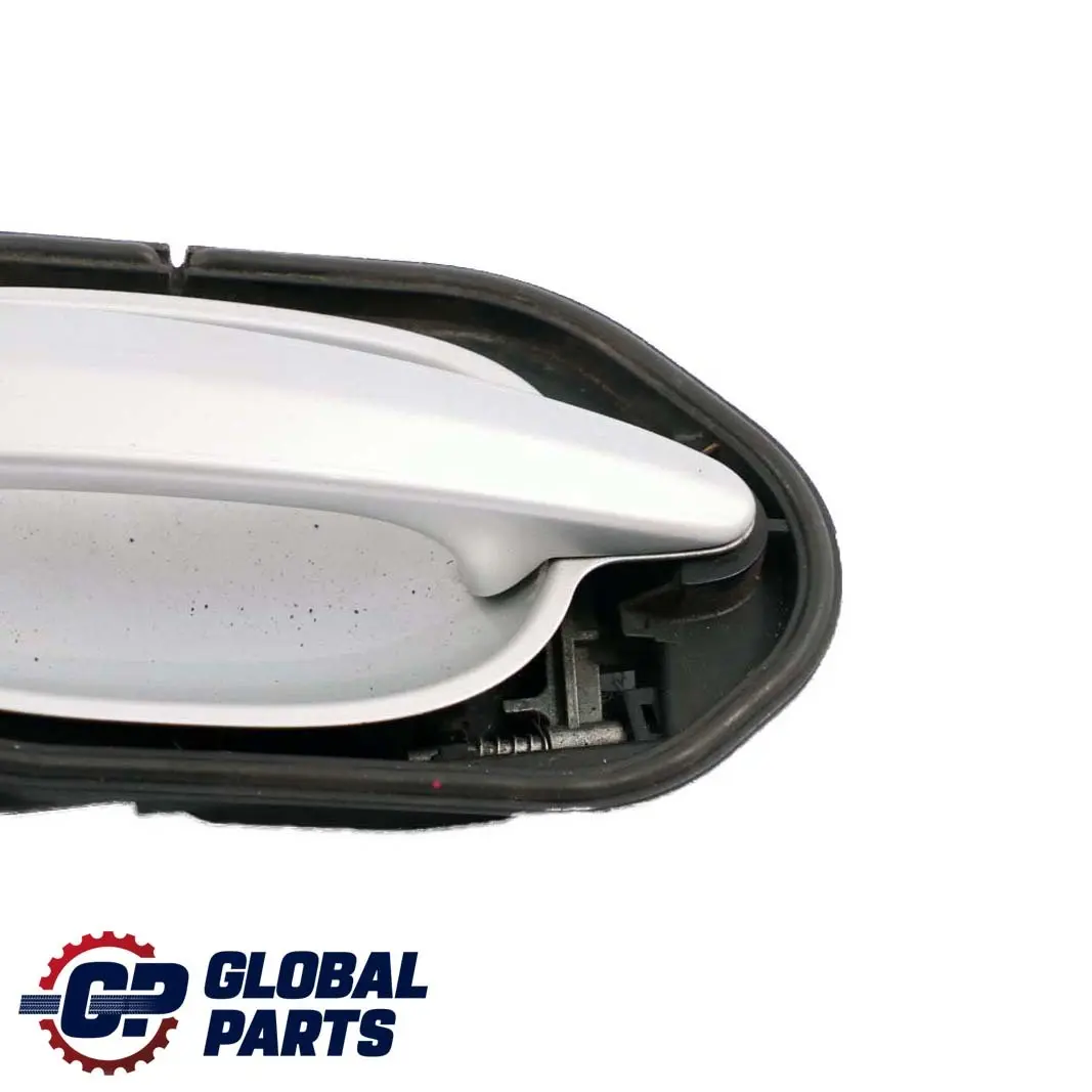 BMW E60 E61 Complete Rear Left Grab Handle N/S Titansilber Silver - SKU 7034571-TS1 - Part number 7034571