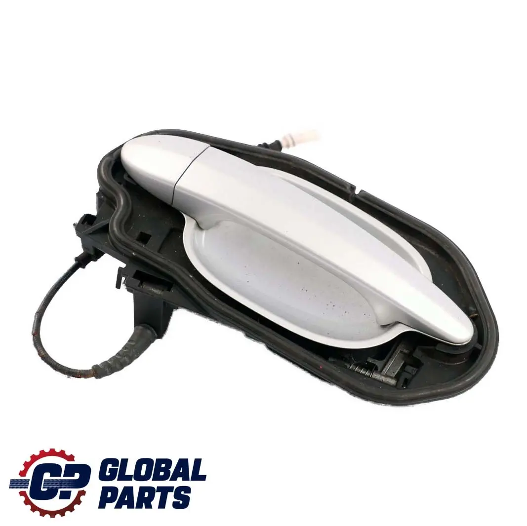 BMW E60 E61 Complete Rear Left Grab Handle N/S Titansilber Silver - SKU 7034571-TS1 - Part number 7034571