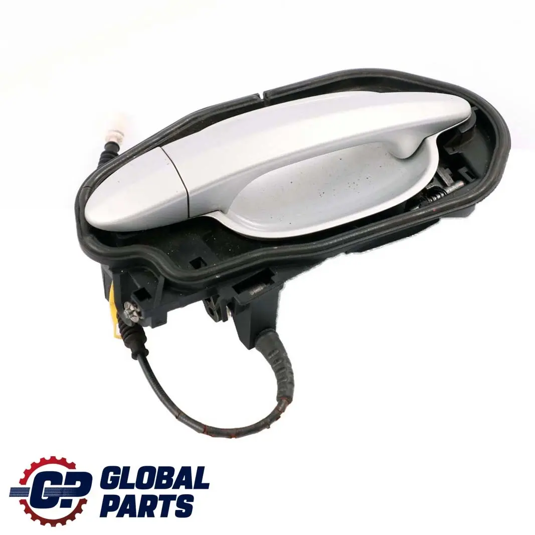 BMW E60 E61 Complete Rear Left Grab Handle N/S Titansilber Silver - SKU 7034571-TS1 - Part number 7034571
