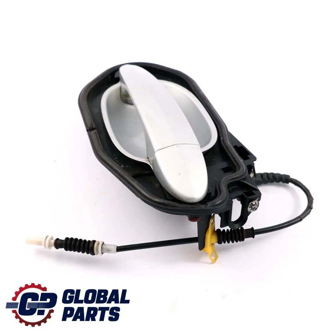 BMW E60 E61 Complete Rear Left Grab Handle N/S Titansilber Silver - SKU 7034571-TS1 - Part number 7034571
