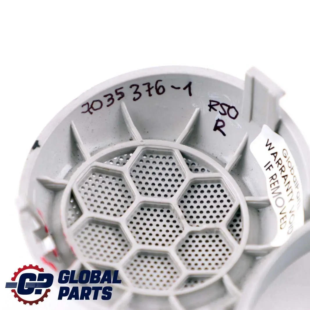 BMW Mini Cooper One R50 R53 1 Inside Right Door Opener Cover O/S White Silver - SKU 7035376-1 - Part number 7035376