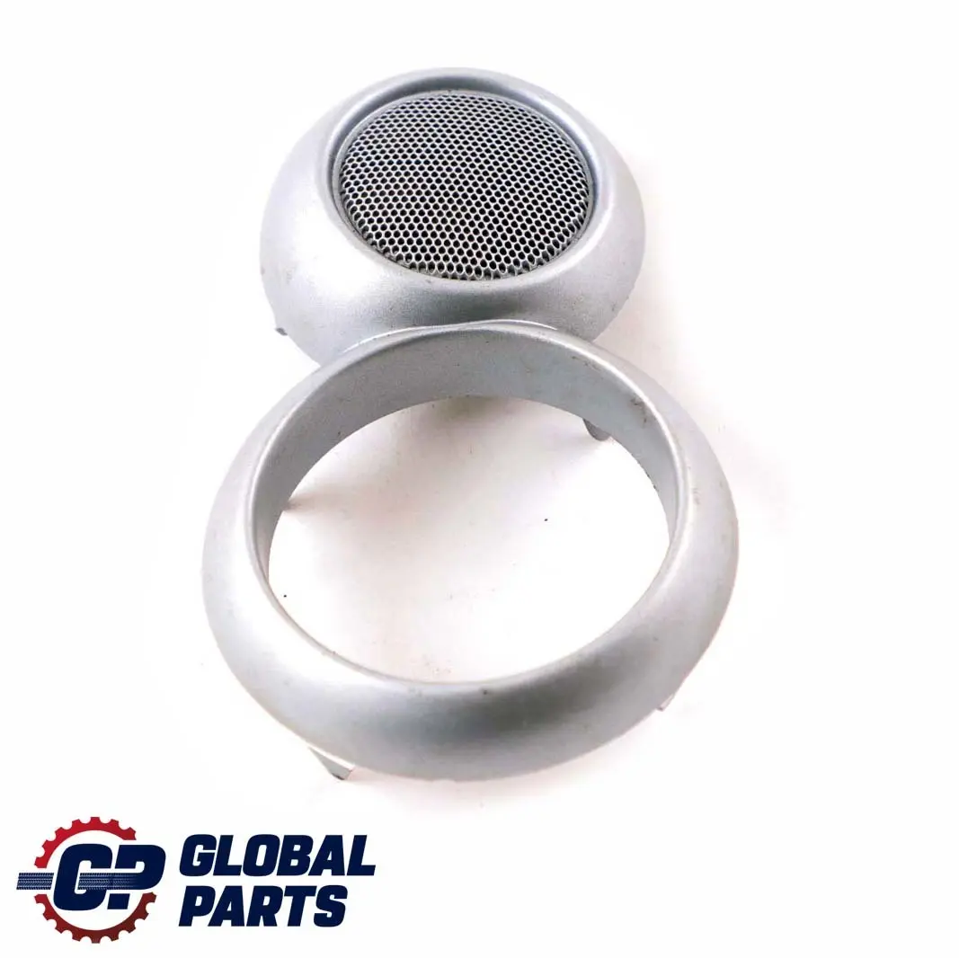 BMW Mini Cooper One R50 R53 1 Inside Right Door Opener Cover O/S White Silver - SKU 7035376-1 - Part number 7035376