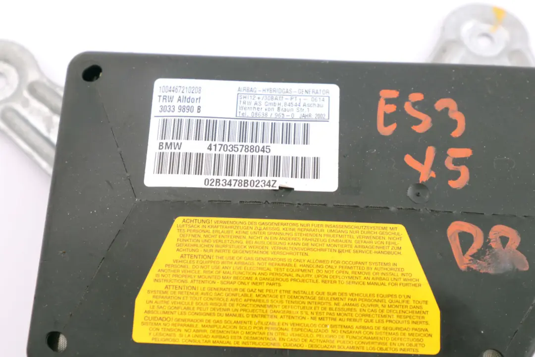 Modulo Portiera Posteriore Destra per BMW X5 E46 E53 con numero di parte 7035788 BMW X5 E46 E53 Modulo Portiera Posteriore Destra - SKU 7035788 - Numero di parte 7035788