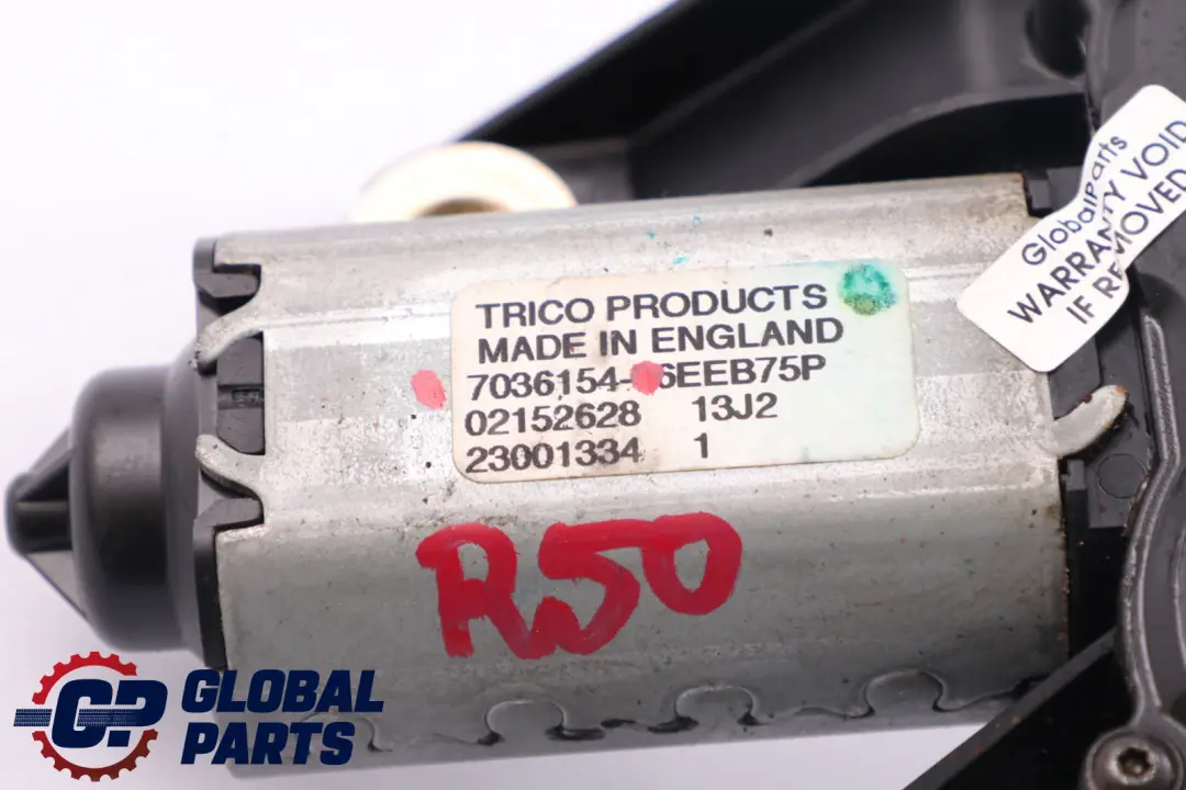Mini R50 R53 Motor Del Limpiaparabrisas Trasero - SKU 7036154 - Número de pieza 7036154