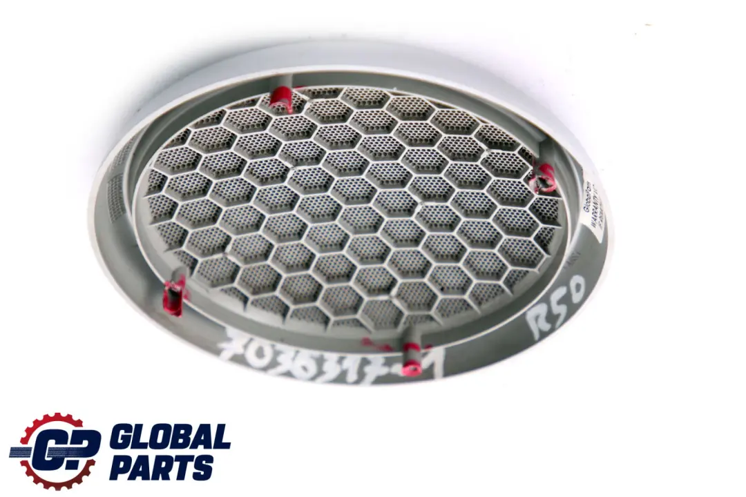 Mini R50 R53 Cover Door Trim Loudspeaker Left Right Grid White Silver - SKU 7036317-1 - Part number 7036317
