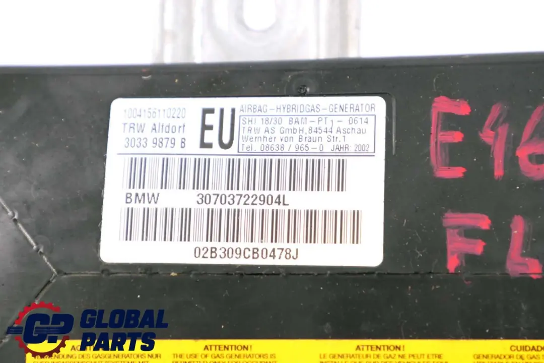 BMW E46 Poduszka drzwi lewy przód - SKU 7037229 - Numer Części 7037229