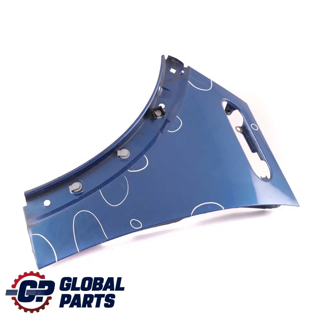 Front Left N/S Side Panel Fender Lightning Blue to Mini Cooper One R50 R52 R53 with Part number 7037437 Mini Cooper One R50 R52 R53 Front Left N/S Side Panel Fender Lightning Blue - SKU 7037437-LB1 - Part number 7037437