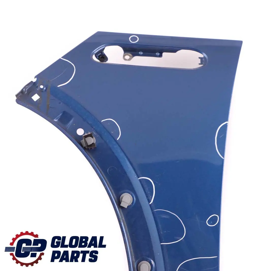 Front Left N/S Side Panel Fender Lightning Blue to Mini Cooper One R50 R52 R53 with Part number 7037437 Mini Cooper One R50 R52 R53 Front Left N/S Side Panel Fender Lightning Blue - SKU 7037437-LB1 - Part number 7037437