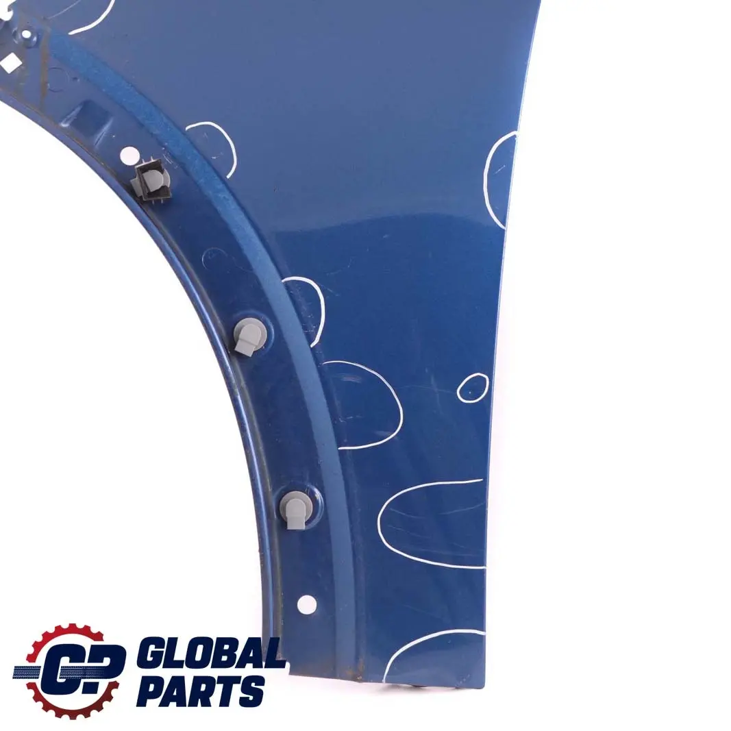 Front Left N/S Side Panel Fender Lightning Blue to Mini Cooper One R50 R52 R53 with Part number 7037437 Mini Cooper One R50 R52 R53 Front Left N/S Side Panel Fender Lightning Blue - SKU 7037437-LB1 - Part number 7037437