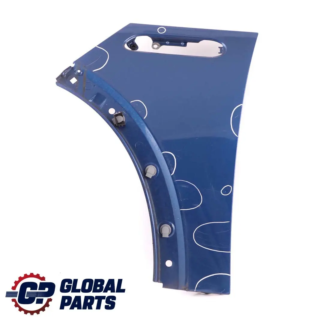 Front Left N/S Side Panel Fender Lightning Blue to Mini Cooper One R50 R52 R53 with Part number 7037437 Mini Cooper One R50 R52 R53 Front Left N/S Side Panel Fender Lightning Blue - SKU 7037437-LB1 - Part number 7037437