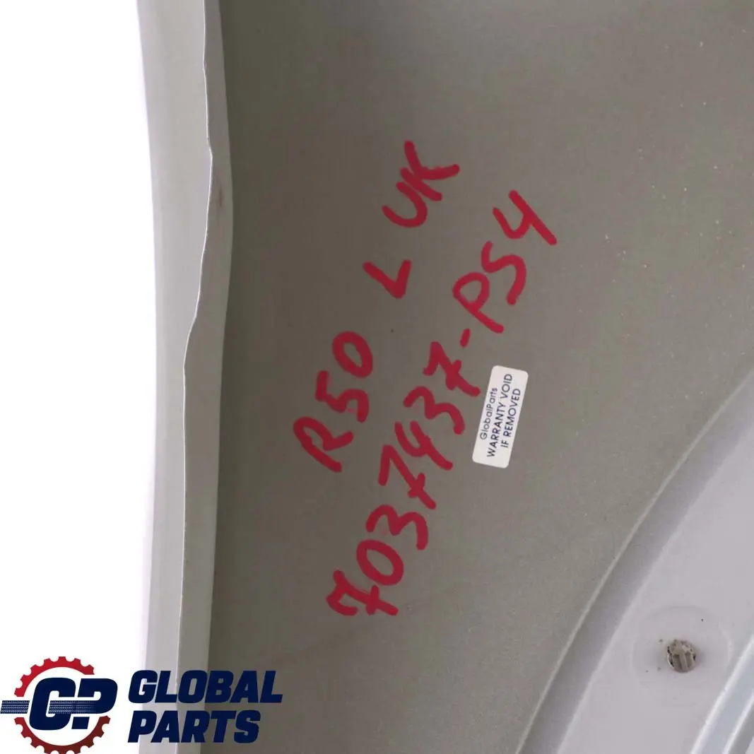  £Mini Cooper 4 R50 R52 R53 Front Left N/S Side Panel Fender Wing Pure Silver - SKU 7037437-PS4 - Part number 7037437
