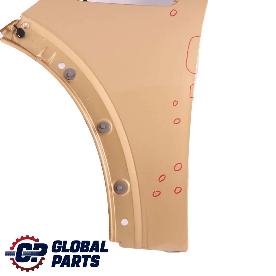 Front Left N/S Side Panel Fender Wing Solid Gold to Mini Cooper One R50 R52 R53 with Part number 7037437 Mini Cooper One R50 R52 R53 Front Left N/S Side Panel Fender Wing Solid Gold - SKU 7037437-SDG - Part number 7037437