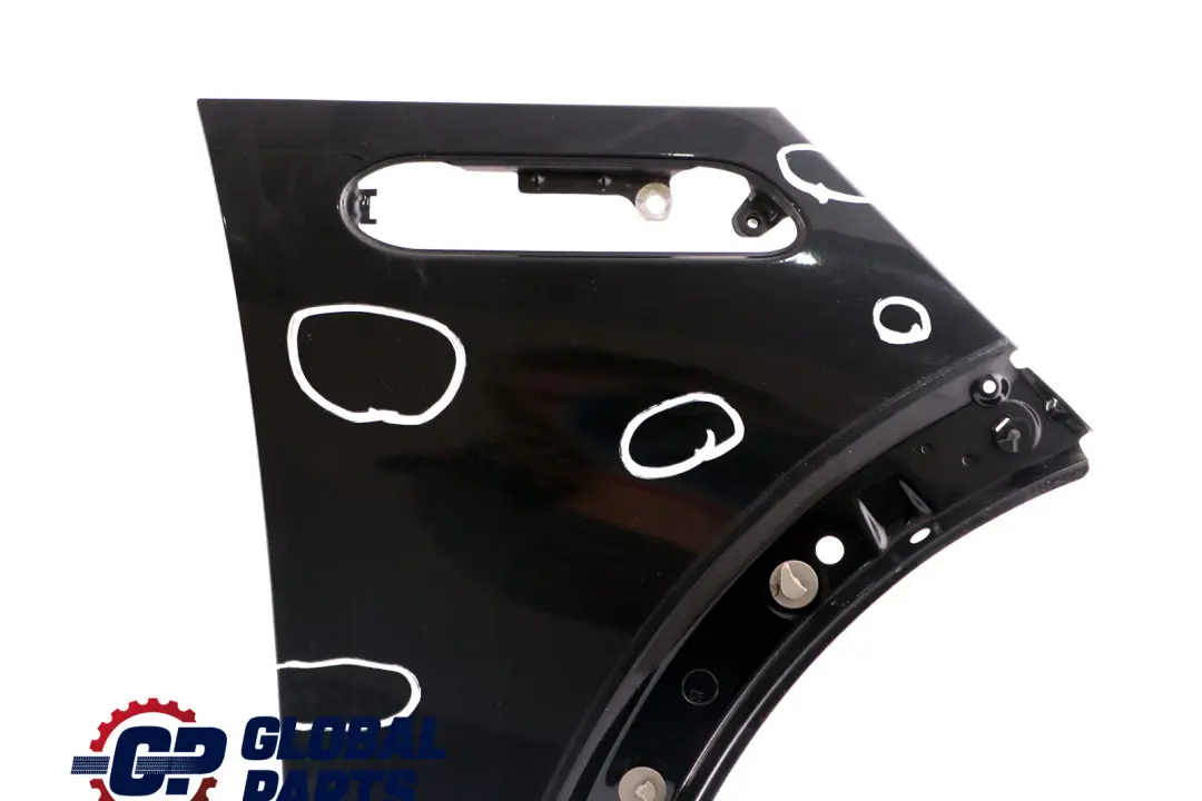 Front Right O/S Panel Fender Wing Astro Black Metallic - A25 to Mini Cooper R50 R53 with Part number 7037438 Mini Cooper R50 R53 Front Right O/S Panel Fender Wing Astro Black Metallic - A25 - SKU 7037438-ASB2 - Part number 7037438