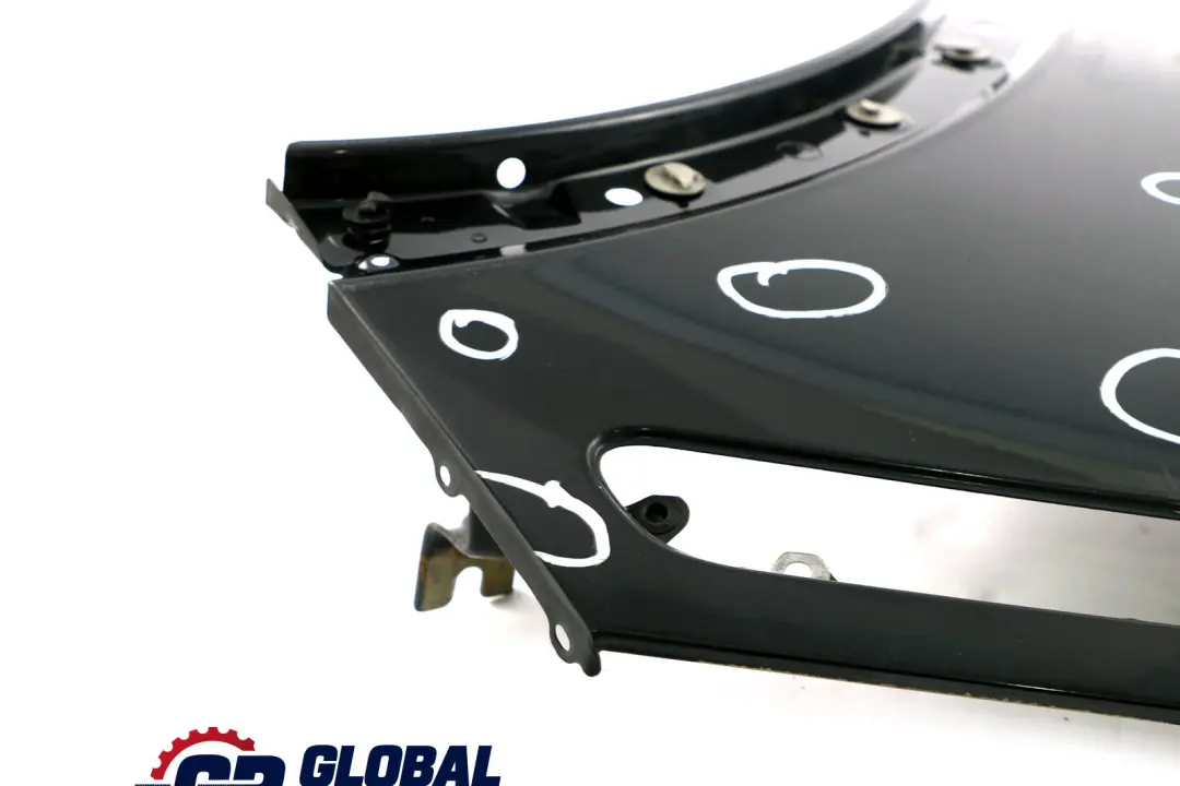 Front Right O/S Panel Fender Wing Astro Black Metallic - A25 to Mini Cooper R50 R53 with Part number 7037438 Mini Cooper R50 R53 Front Right O/S Panel Fender Wing Astro Black Metallic - A25 - SKU 7037438-ASB2 - Part number 7037438