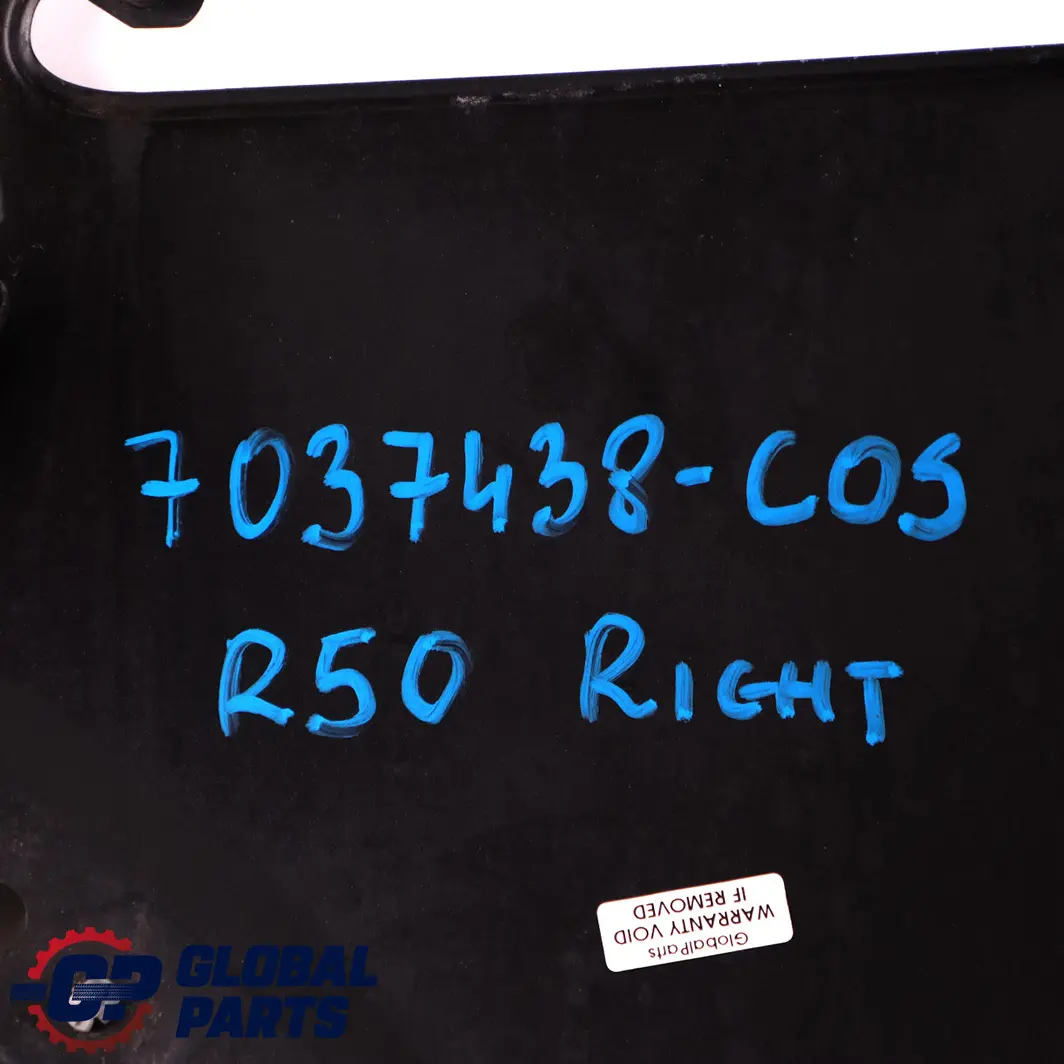 Mini R50 R52 2 Front Right O/S Side Panel Fender Wing Cosmosschwarz Black 303 - SKU 7037438-COS2 - Part number 7037438