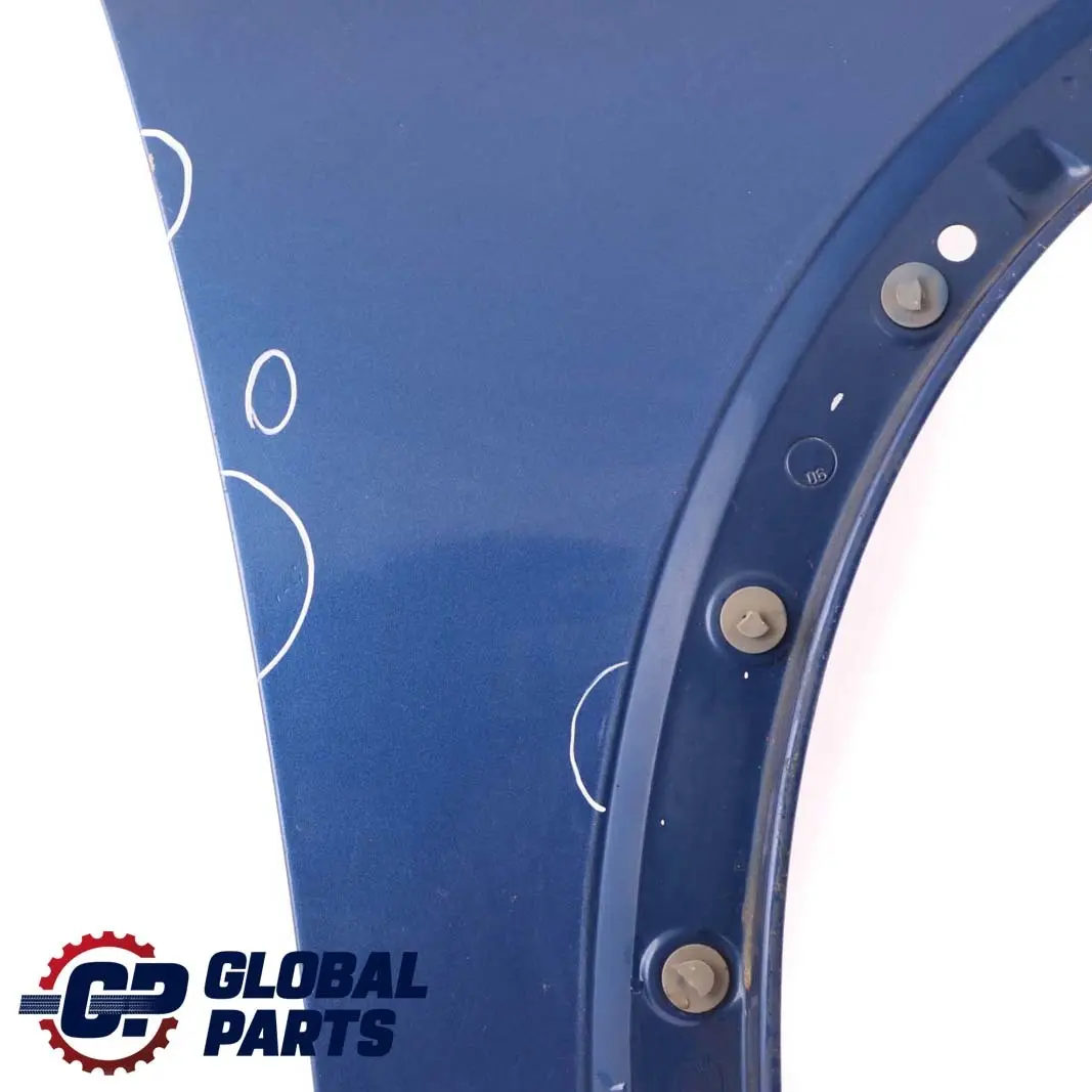 Front Right O/S Side Panel Fender Wing Lightning Blue to Mini Cooper One R50 R52 with Part number 7037438 Mini Cooper One R50 R52 Front Right O/S Side Panel Fender Wing Lightning Blue - SKU 7037438-LB1 - Part number 7037438