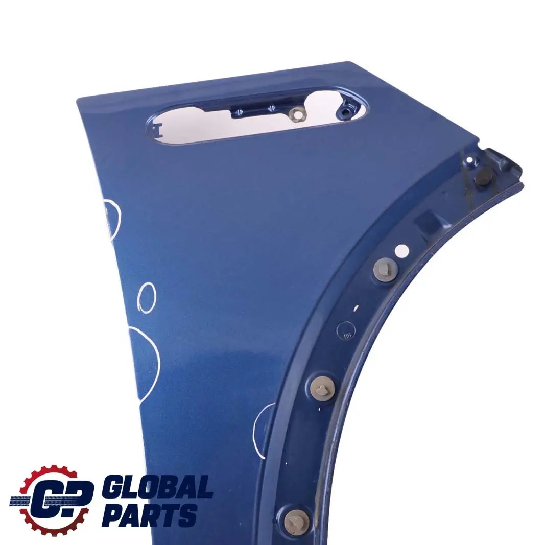Front Right O/S Side Panel Fender Wing Lightning Blue to Mini Cooper One R50 R52 with Part number 7037438 Mini Cooper One R50 R52 Front Right O/S Side Panel Fender Wing Lightning Blue - SKU 7037438-LB1 - Part number 7037438