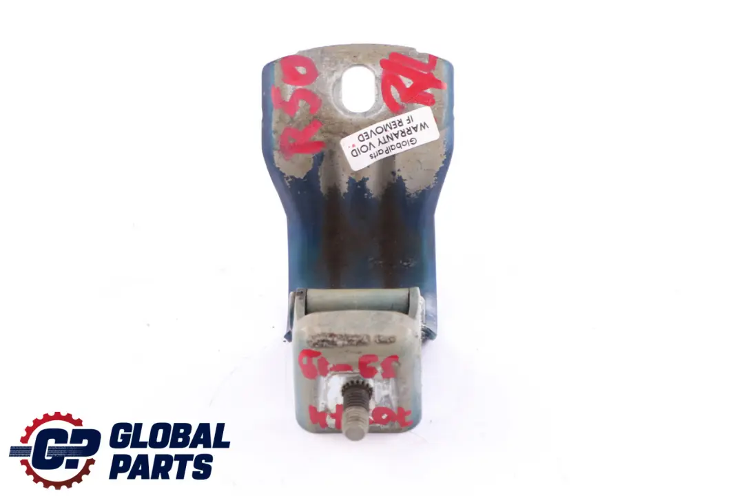 Scharnier Heckklappe Rechts Links Indi Blue Blau für BMW Mini Cooper R50 R53 mit Teilenummer 7037439 BMW Mini Cooper R50 R53 Scharnier Heckklappe Rechts Links Indi Blue Blau - SKU 7037439-IB - Teilenummer 7037439