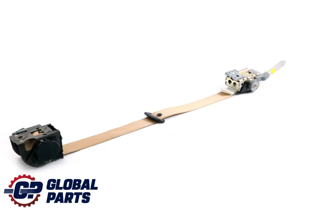 BMW E65 E66 Upper Belt With Force Limiter Front Left N/S Beige - SKU 7037817 - Part number 72117037817