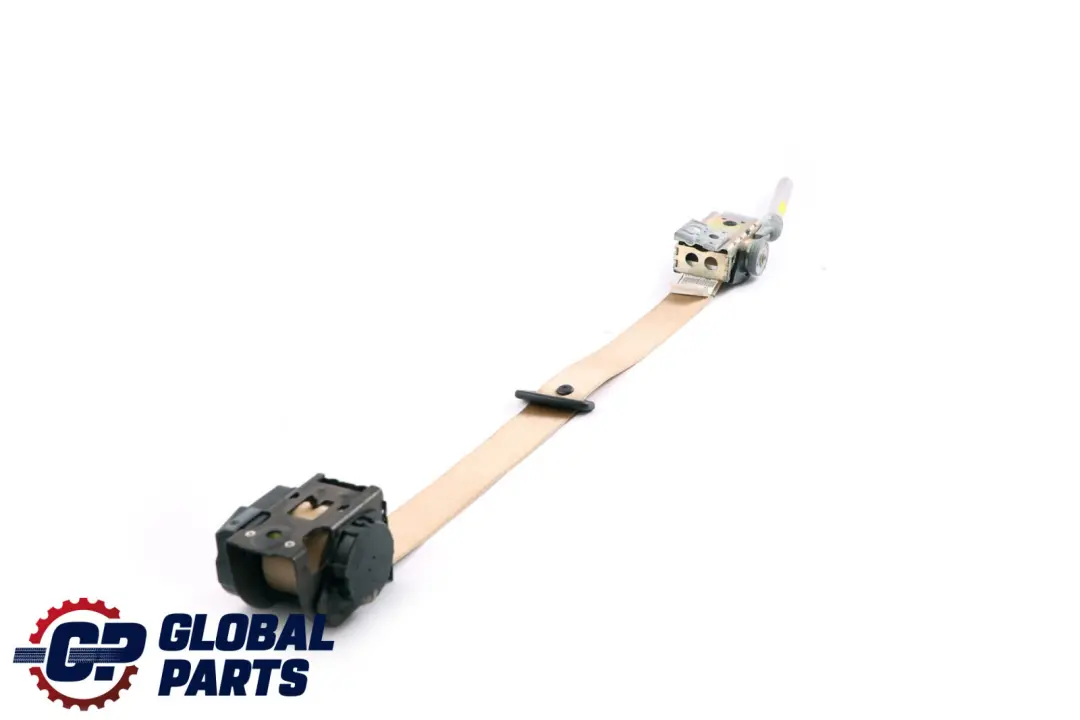 BMW E65 E66 Upper Belt With Force Limiter Front Left N/S Beige - SKU 7037817 - Part number 72117037817