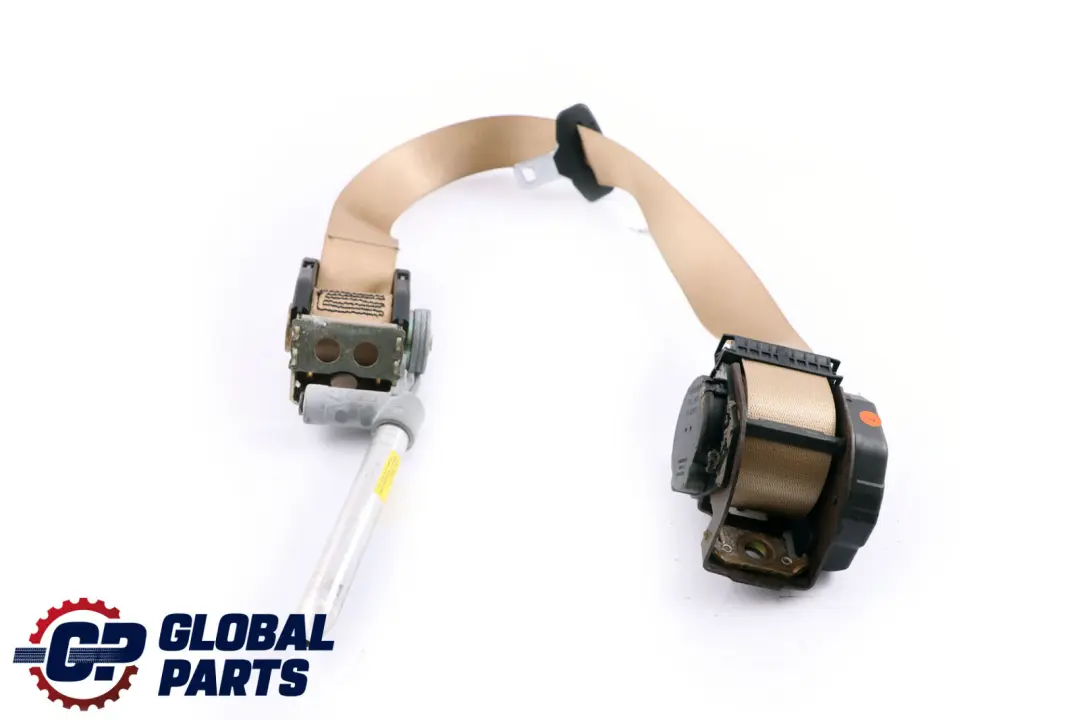BMW E65 E66 Upper Belt With Force Limiter Front Left N/S Beige - SKU 7037817 - Part number 72117037817