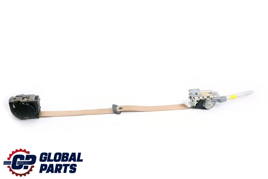 BMW E65 E66 Upper Belt With Force Limiter Front Left N/S Beige - SKU 7037817 - Part number 72117037817