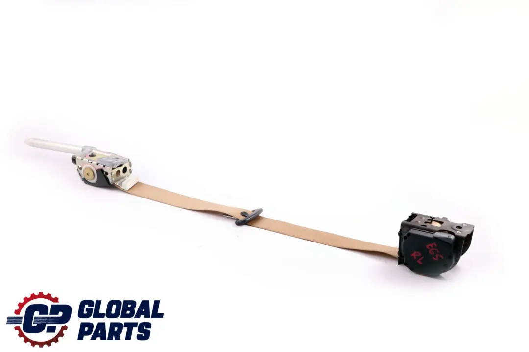 BMW E65 E66 Upper Belt With Force Limiter Front Left N/S Beige - SKU 7037817 - Part number 72117037817