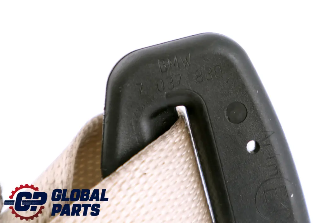 BMW E65 E66 Asiento Trasero Central Cinturón Superior Cremebeige - SKU 7037830 - Número de pieza 7037830