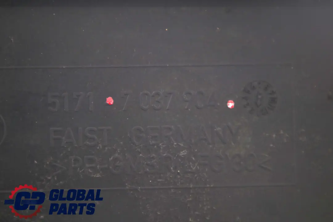 BMW 7 Series E65 E66 Underfloor Coating Centre Rear - SKU 7037904 - Part number 7037904