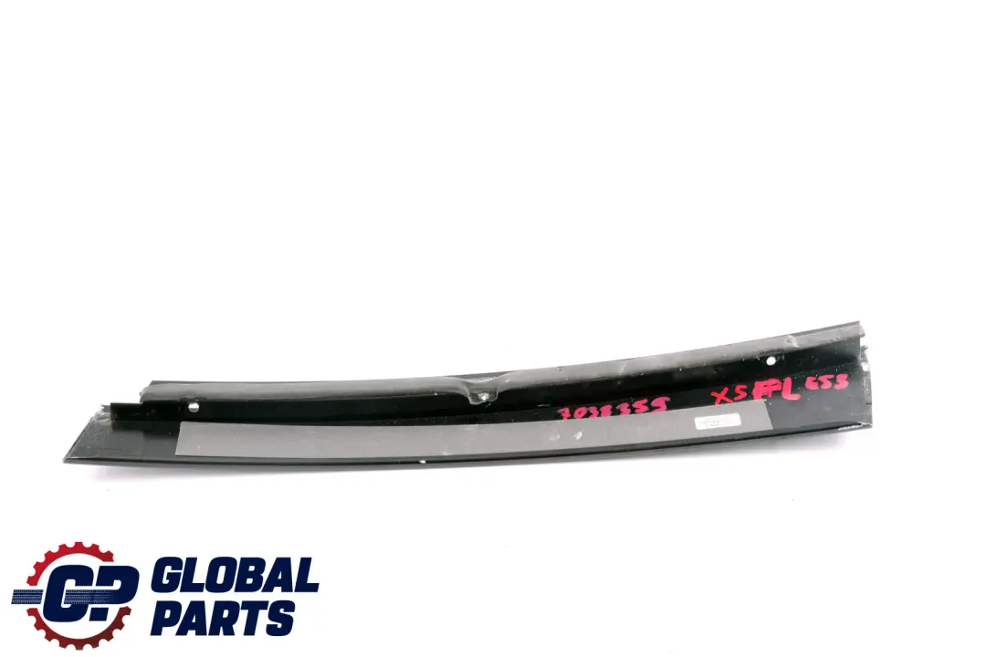 BMW X5 E53 Delantero Izquierdo Columna Puerta B Pilar Cubierta Trim Glanzschwarz - SKU 7038359 - Número de pieza 7038359