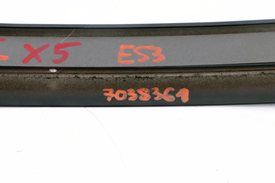 BMW X5 Series E53 Cover Column B Door Rear Left N/S Black Trim Strip Pillar - SKU 7038361 - Part number 7038361