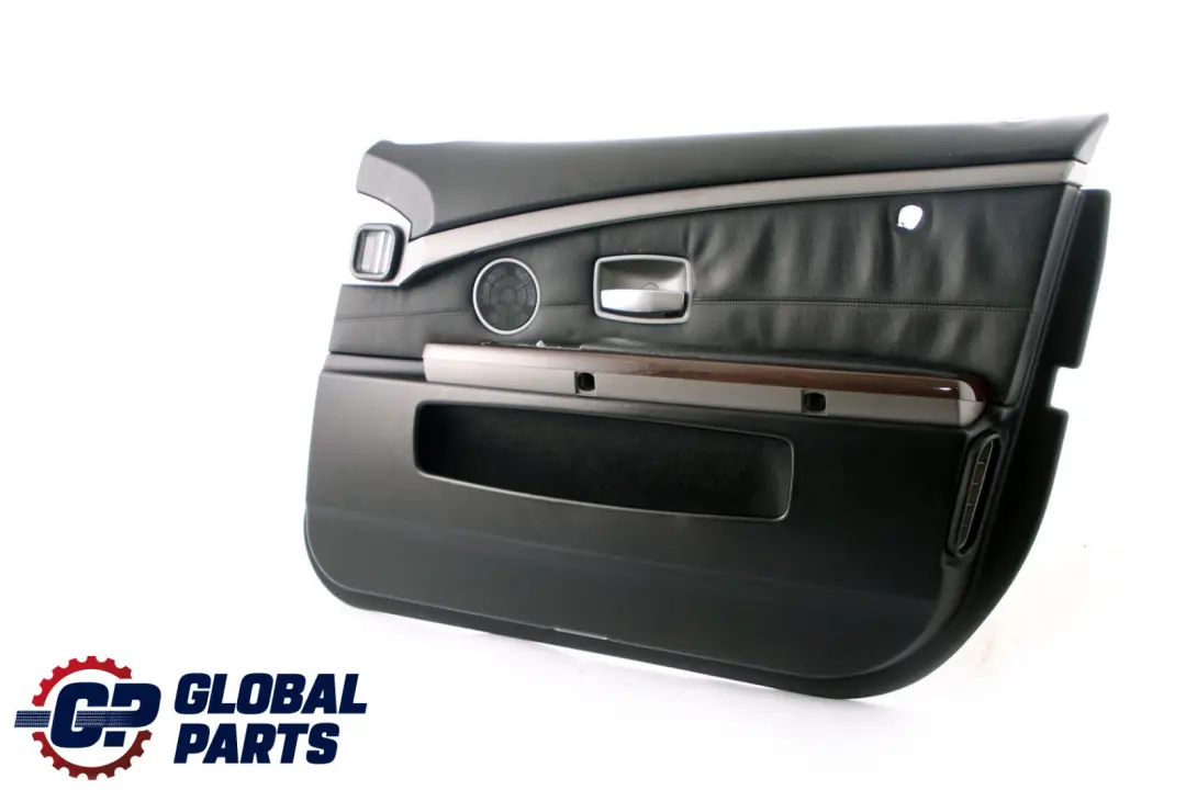 Door Card Lining Trim Panel Black Leather Front Right O/S to BMW 7 SERIES E65 E66 with Part number 7038492 BMW 7 SERIES E65 E66 Door Card Lining Trim Panel Black Leather Front Right O/S - SKU 7038492 - Part number 7038492