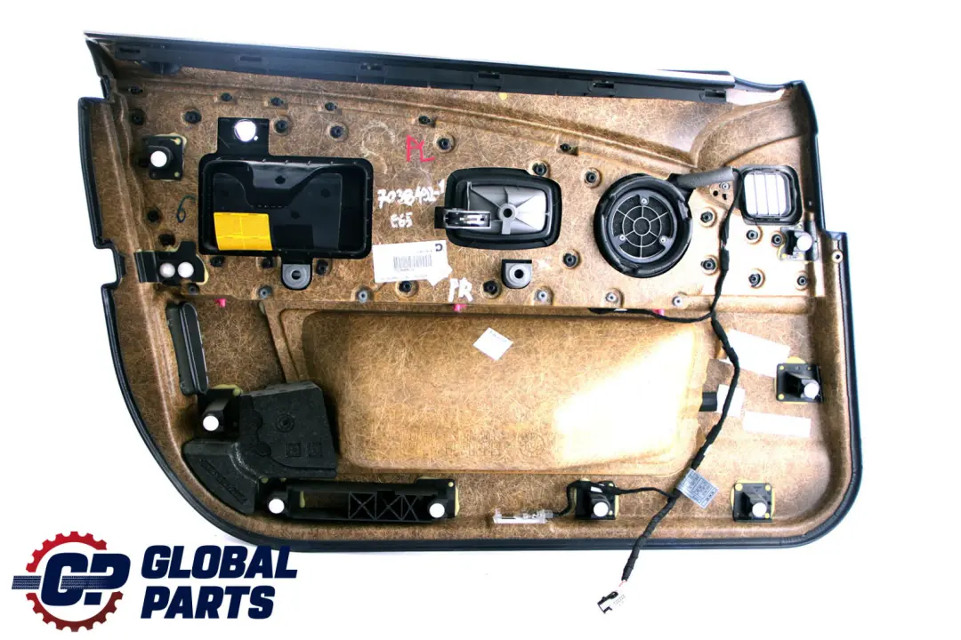 Boczek drzwi prawy przód skóra do BMW 7 E65 E66 o numerze 7038492 BMW 7 E65 E66 Boczek drzwi prawy przód skóra - SKU 7038492 - Numer Części 7038492