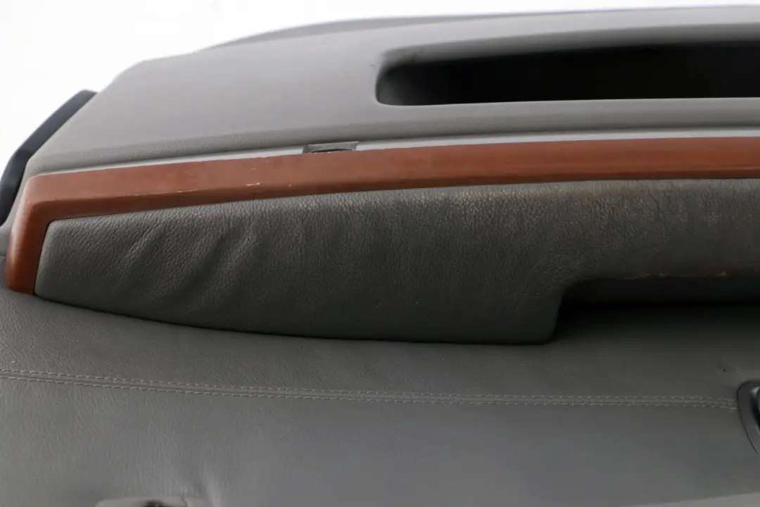 BMW 7 er E65 E66 Türverkleidung Leder vorne rechts Flanellgrau Grau - SKU 7038494-1 - Teilenummer 7038494