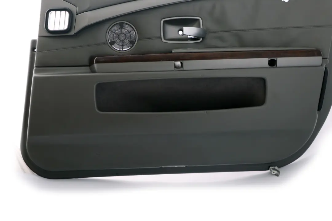 BMW E65 E66 Pannello Porta Pelle Anteriore Destro Grigio Flanella Grigia - SKU 7038494 - Numero di parte 7038494
