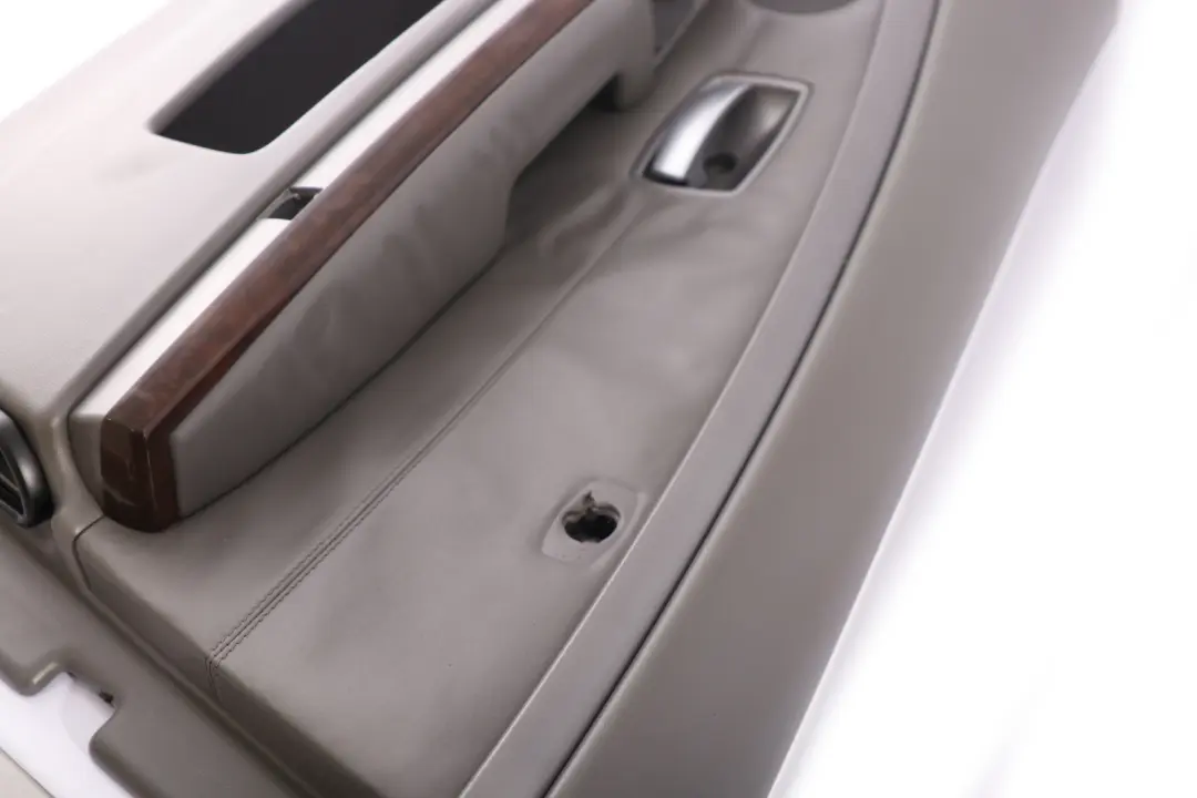 BMW E65 E66 Pannello Porta Pelle Anteriore Destro Grigio Flanella Grigia - SKU 7038494 - Numero di parte 7038494