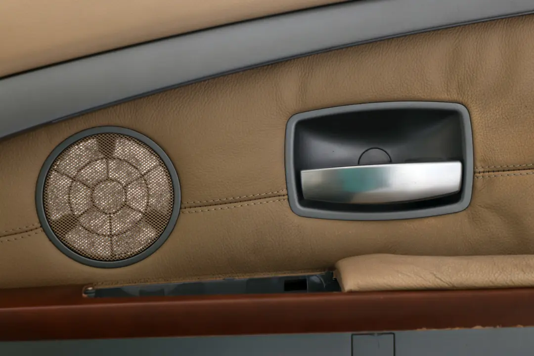 BMW 7 Series 1 E65 Front Right O/S Leather Interior Door Card Trim Panel Beige - SKU 7038496-1 - Part number 7038496
