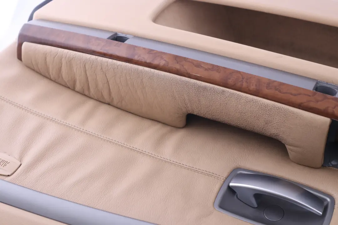 BMW 7 er E65 E66 Türverkleidung vorne rechts Leder Beige - SKU 7038496 - Teilenummer 7038496