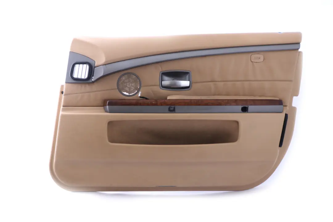 BMW 7 er E65 E66 Türverkleidung vorne rechts Leder Beige - SKU 7038496 - Teilenummer 7038496