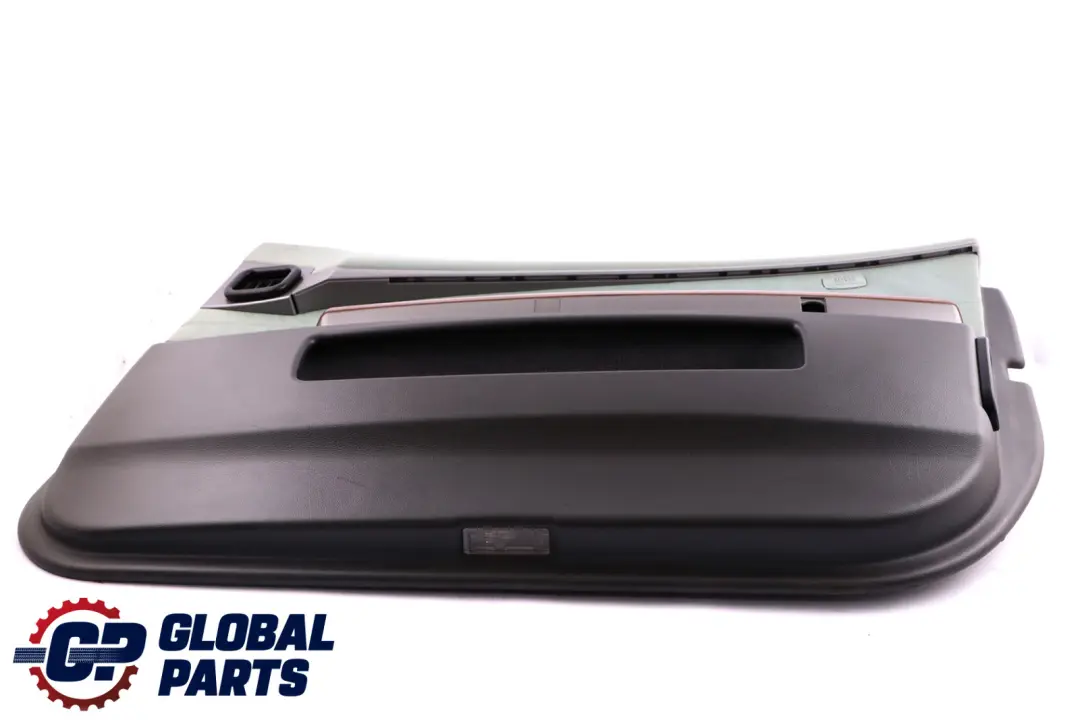 BMW 7 Series E65 E66 Front Right O/S Door Card Lining Trim Panel Green Leather - SKU 7038500 - Part number 7038500