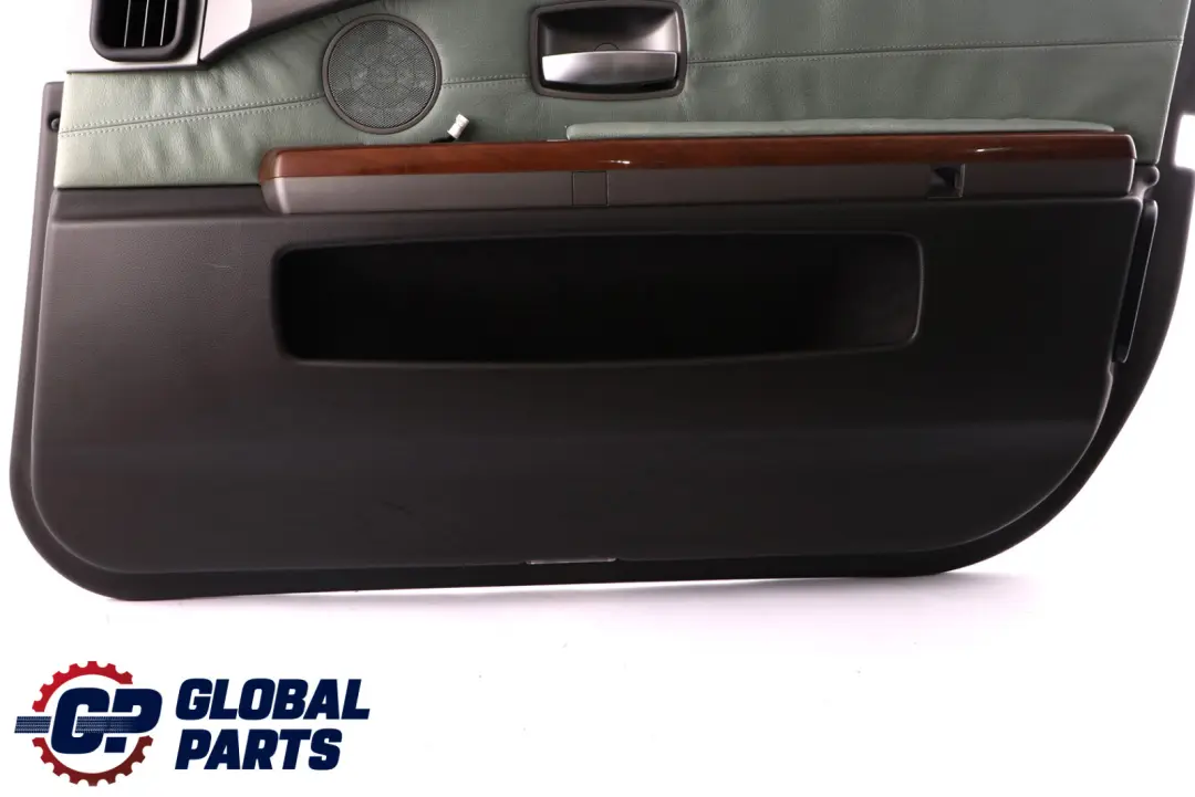 Front Right O/S Door Card Lining Trim Panel Green Leather to BMW 7 Series E65 E66 with Part number 7038500 BMW 7 Series E65 E66 Front Right O/S Door Card Lining Trim Panel Green Leather - SKU 7038500 - Part number 7038500