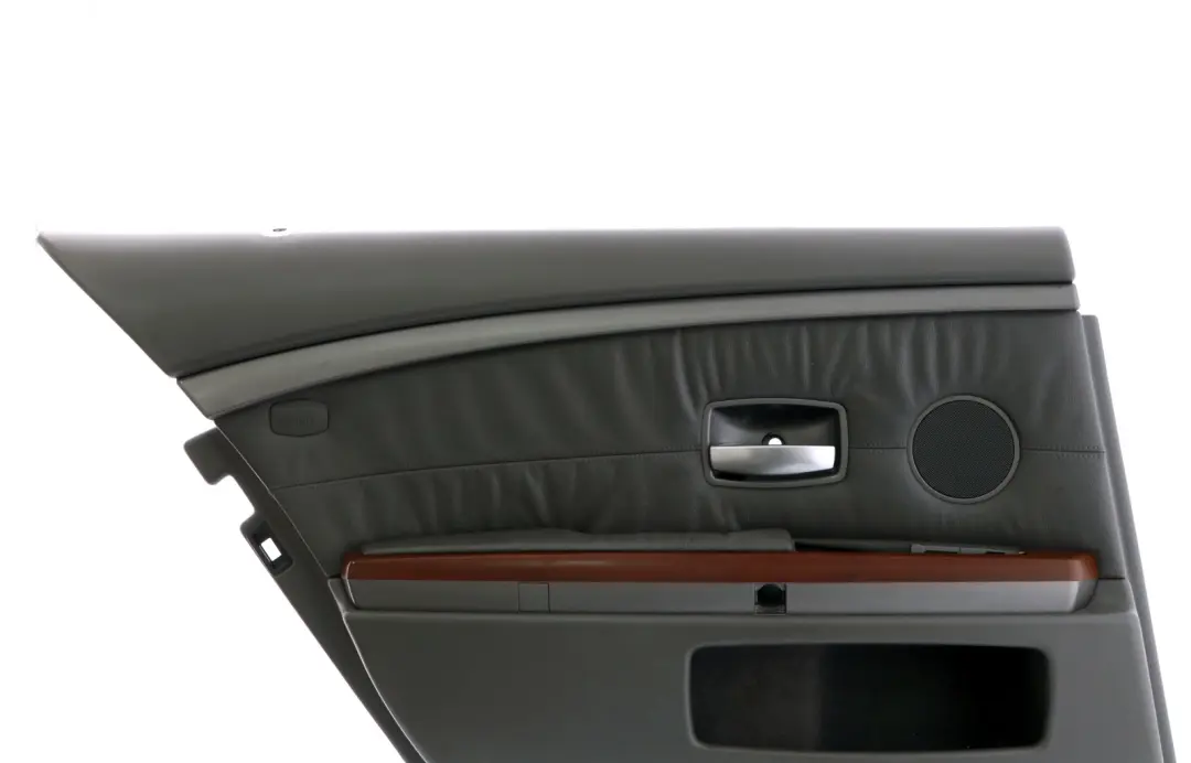 BMW 7 Reihe E65 Türverkleidung Leder hinten links FLANELLGRAU - SKU 7038709-1 - Teilenummer 7038709