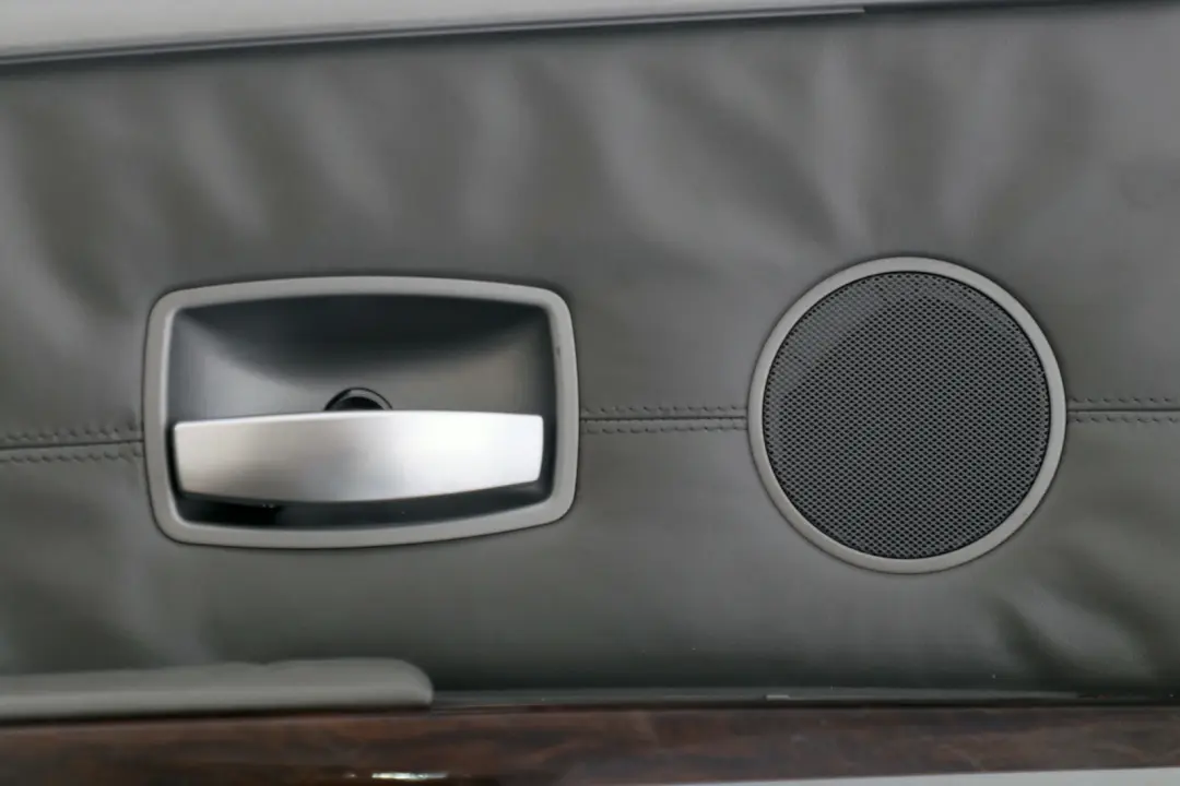 Carte de Porte Arriere Gauche Panneau De Garniture Cuir Gris pour BMW E65 à propos du numéro de pièce 7038709 BMW E65 Carte de Porte Arriere Gauche Panneau De Garniture Cuir Gris - SKU 7038709 - Numéro de pièce 7038709