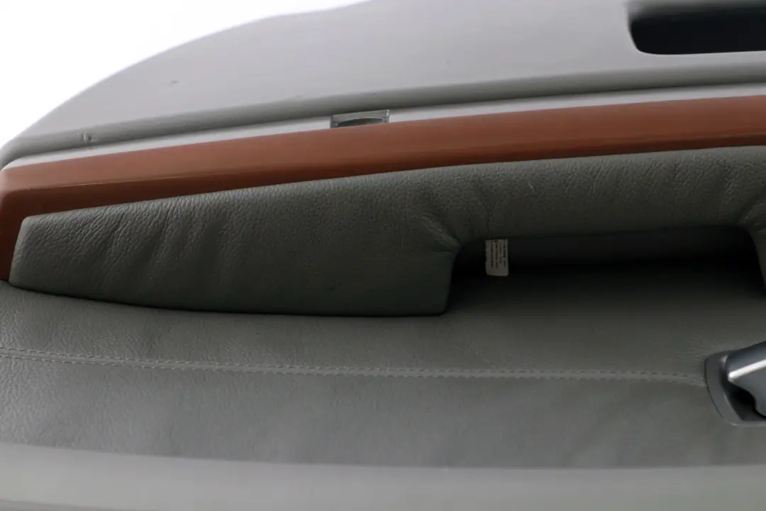 Right O/S Door Card Grey Leather Lining Trim Panel BMW 7 Series 1 E65 Rear - SKU 7038710-1 - Part number 7038710