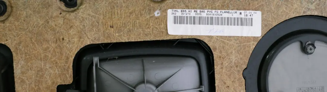 Right O/S Door Card Grey Leather Lining Trim Panel BMW 7 Series 1 E65 Rear - SKU 7038710-1 - Part number 7038710